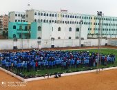 تلاميذ أزهر الشرقية يؤدون صلاة الكسوف 