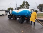 رئيس مياه الشرب بمدن القناة: رفع حالة الطوارئ لمواجهة الأمطار.. صور