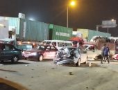 تصادم عدد من السيارات بالطريق الإقليمي في الشرقية