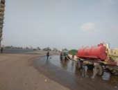 الأجهزة التنفيذية تكثف جهودها لشفط مياه الأمطار الغزيرة بالشرقية.. صور