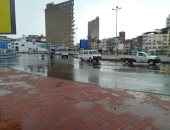 أمطار غزيرة تضرب محافظة دمياط.. واستعدادات مكثفة لاستقبال نوات المطر