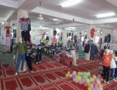 تنظيم معرض ملابس جديدة للأسر الأولى بالرعاية بقرية قزمان مركز قلين فى كفر الشيخ