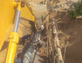 عودة المياه لمدينة المستقبل بالإسماعيلية بعد إصلاح الكسر المفاجئ