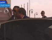 الرئيس السيسي يصل مقر إطلاق الملتقى والمعرض الدولى الأول للصناعة