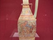 "إناء المصارعة" قطعة رومانية فريدة تعرض بمتحف آثار الغردقة.. صور