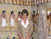 الأميرة ديانا فى مصر.. انبهار بالمتحف المصري منذ 30 سنة 
