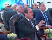 الرئيس السيسي: "أول مرة يكون لمصر قمر اتصالات خاص بيها"