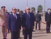 شاهد لحظة وصول الرئيس السيسى إلى الجزائر لحضور القمة العربية