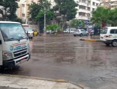 أمطار رعدية تضرب مناطق متفرقة من الإسكندرية.. الصرف الصحى ترفع حالة الطوارئ وإلغاء الإجازات.. وتؤكد: لا يوجد تجمعات مياه.. والأرصاد تحذر من انخفاض درجات الحرارة ليلا.. صور