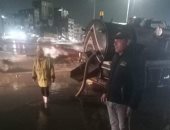 شركة مياه القليوبية تواصل أعمال رفع تراكمات الأمطار من شوارع شبرا الخيمة والخصوص.. فيديو
