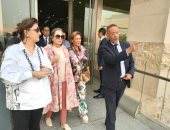 "مى ميقاتى".. زوجة رئيس الوزراء اللبنانى تزور متحف الحضارة