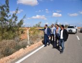 محافظة مطروح يتابع استعدادات المحافظة لموسم الشتاء والأمطار