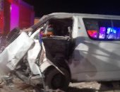 6 وفيات و24 إصابة الحصيلة النهائية لتصادم ميكروباصين بـ"صحراوى سوهاج"