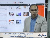 إبراهيم أحمد يستعرض أهم الأخبار على "اليوم السابع" عبر برنامج "مانشيت"