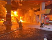 الدفاع المدنى السعودى يخمد حريقا اندلع فى ناقلة وقود بالمدينة المنورة