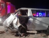 أسماء ضحايا حادث الصحراوى الشرقى بعد وفاة 6 وإصابة 24 شخصا