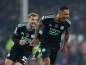 ليستر سيتي يسقط إيفرتون في عقر داره بثنائية في الدوري الإنجليزي