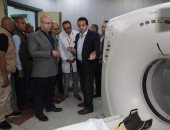 وزير الصحة ومحافظ بنى سويف يتفقدان مستشفى الواسطى المركزى.. صور