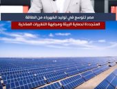 مصر تتوسع فى توليد الكهرباء من الطاقة المتجددة لحماية البيئة.. فيديو
