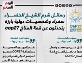 رسائل شرم الشيخ الخضراء.. سفراء وشخصيات دولية بارزة يتحدثون عن قمة المناخ