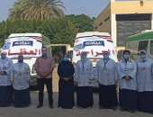 الكشف وتوفير العلاج لـ 1700 في قافلة من 8 تخصصات نفذتها الصحة ببنى سويف