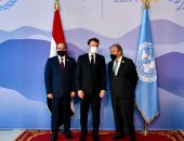 الرئيس السيسي وجوتيريش يستقبلان رئيس فرنسا استعدادا لقمة المناخ