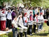 رئيس جامعة المنصورة يفتتح مهرجان الأنشطة الطلابية الأول.. صور