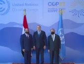 الرئيس السيسي وجوتيريش يستقبلان الرئيس البلغارى قبل بدء قمة المناخ