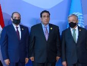 الرئيس السيسي وجوتيريش يستقبلان رئيس المجلس الرئاسي الليبى استعدادا لقمة المناخ