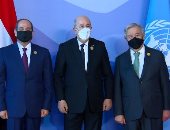 الرئيس السيسي وجوتيريش يستقبلان الرئيس الجزائرى استعدادا لقمة المناخ