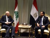 رئيس وزراء لبنان: سرعة استجابة الرئيس السيسى لنا تشعرنا بأن هناك سندا قويا لبلادنا