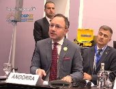 ممثل دولة أندورا بقمة المناخ: نوفر التمويل اللازم لمواجهة آثار التغير المناخى