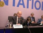 خلال جلسة الطاقة بـCOP 27.. مستشار ألمانيا يتوقع استخدام الهيدروجين الأخضر بديلا للطاقة بحلول 2050.. وليبيا: قمة المناخ تقام فى أرض مصر الآمنة المطمئنة.. ورئيس بلغاريا يشكر الرئيس السيسي على التنظيم الرائع