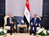 الرئيس السيسى للمستشار الألمانى: نتطلع لتعزيز مساهمتكم بخطط تنمية مصر  