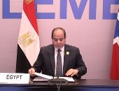 الرئيس السيسى: مصر أطلقت استراتيجية الطاقة المتكاملة والمستدامة منذ عام 2016