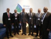 وزير الرى يلتقى بعدد من رؤساء الجامعات ونائب وزير التعليم العالى بـCop27