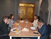 وزيرة الثقافة تلتقى الأميرة الأردنية ريم على بقمة المناخ فى شرم الشيخ