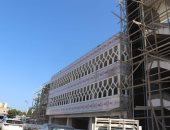 محافظ بورسعيد يتابع اللمسات النهائية فى إنشاء الجراج متعدد الطوابق بحى العرب