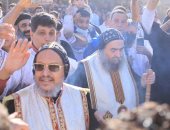 أقباط الأقصر يحتفلون بالعيد السنوى بدير مارجرجس بالرزيقات بالزفة وصور مارجرجس