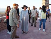 وزيرة البيئة ومحافظ جنوب سيناء يفتتحان معرضا لمنتجات القائمة الخضراء.. صور