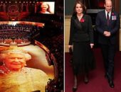 الملكة إليزابيث حاضرة فى يوم "ذكرى الفيلق الملكى البريطانى" رغم وفاتها.. صور