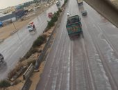 طقس الإسكندرية الآن.. هطول أمطار غزيرة بـ3 أحياء غربا "صور"