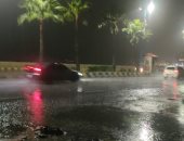 هطول أمطار غزيرة على محافظة الإسكندرية.. فيديو وصور