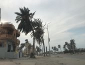 طقس شمال سيناء: هبوب رياح محملة بالغبار وانخفاض درجات الحرارة