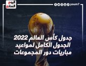 الجدول الكامل لمباريات كأس العالم 2022.. إنفوجراف