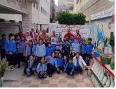 الهلال الأحمر ينفذ حملة أبطال المناخ فى شمال سيناء.. صور