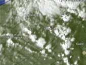 صور الأقمار الصناعية: أمطار متفاوتة الشدة شمال البلاد تمتد خفيفة لجنوب الوجه البحرى