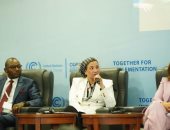 وزيرة البيئة تستعرض التجربة المصرية فى ملف الطاقة المتجددة بـ cop27