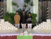 ضربة أمنية.. الداخلية تضبط شحنة مخدرات بالجيزة بربع مليار جنيه.. صور 