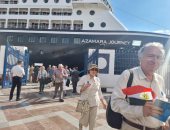 ميناء الإسكندرية يستقبل 506 سائحين على متن الباخرة Azamara Journey
